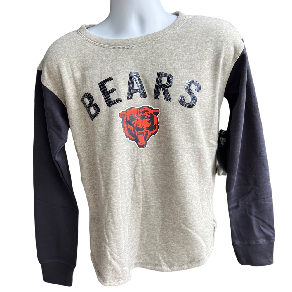 NFL Women's Top Sz M Heathered Crewneck Blue - Picture 4 of 6